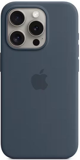 Apple Back Cover Silicone Blue (iPhone 15 Plus)
