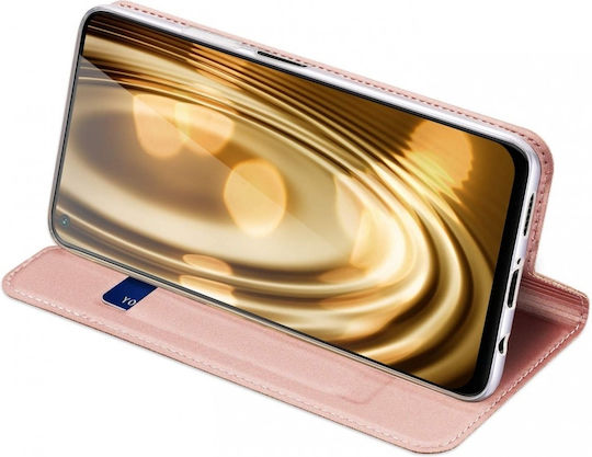 Dux Ducis Skin Pro Book Δερματίνης Ροζ Χρυσό (Huawei P40 Lite)