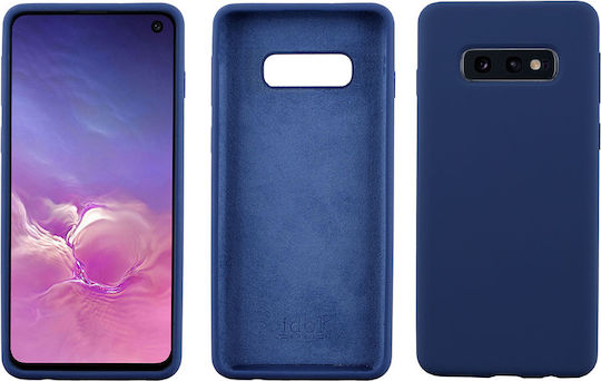 Idol 1991 Velvet TPU Задна корица Пластмаса Син (Galaxy S10e)