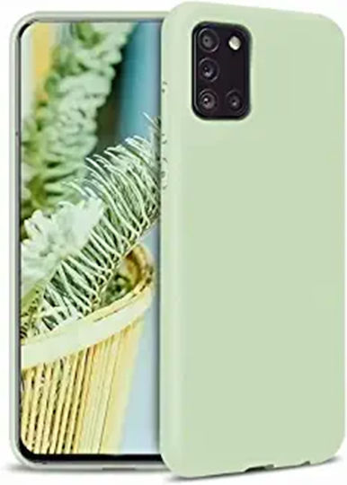 Sonique Liquid Umschlag Rückseite Silikon Grün (Galaxy A31)