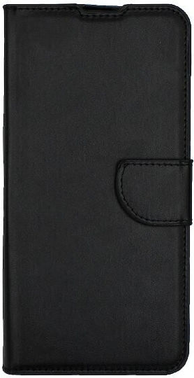 Книга Изкуствена кожа Магнитен Черен (Galaxy A50)