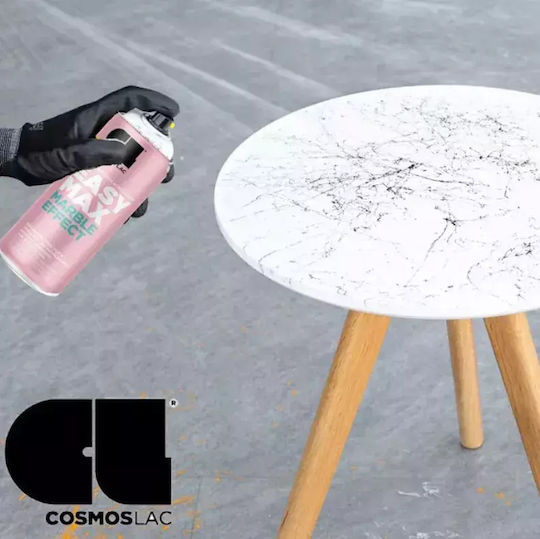 Cosmos Lac Σπρέι Αστάρι Marble Effect Ακρυλικό Υψηλής Θερμοκρασίας με Μεταλλικό Εφέ Χρυσό Χρυσό 400ml