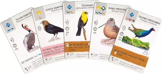 Board Game Wingspan (PL) for 1-5 Players 10+ Years Old (PL) Rebel Games