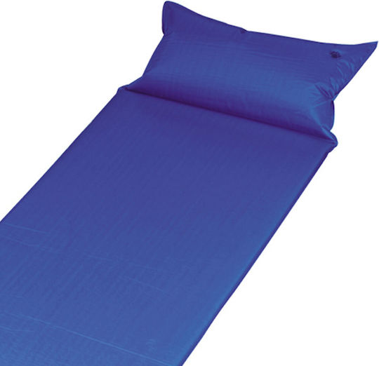 Panda Αυτοφούσκωτο Μονό Υπόστρωμα Camping 186x53cm Πάχους 2.5cm Μπλε