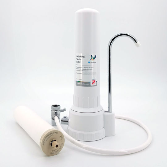 Doulton Countertop Water Filter System D-CP101 with Faucet with 10" Replacement Filter Doulton BioTect Ultra SI M12 0,2μm