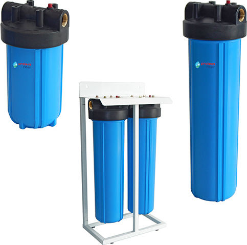 Proteas Filter Water Filtration System Double Central Supply / Under Sink Micron 1'' EW-023-0104