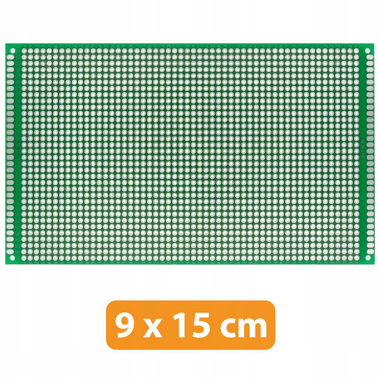 Rosfix Prototype Breadboard Πλακέτα Διάτρητη 90x150mm