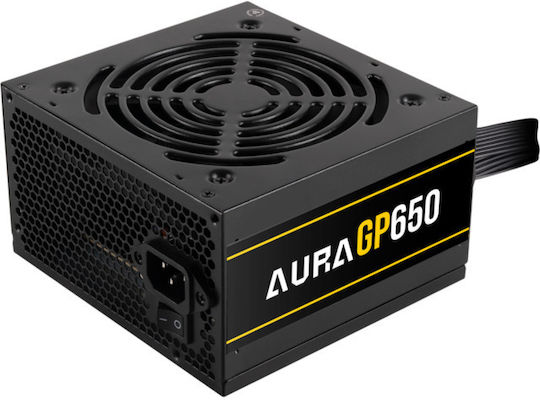 Gamdias Aura GP650 650W Черен Компютърно захранване Пълен кабел