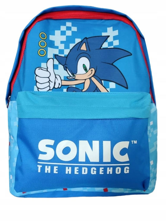 Sega Sonic The Hedgehog Schulranzen Rucksack Grundschule Blau