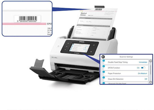 Epson WorkForce DS-900WN Sheetfed (Τροφοδότη χαρτιού) Scanner A4 με WiFi