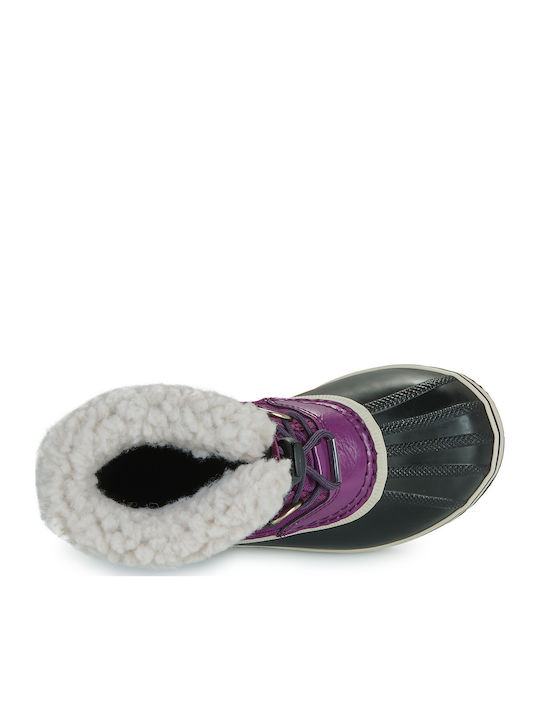 Yoot Pac Nylon Παιδικές Μπότες Χιονιού Μωβ