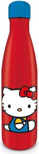 Pyramid International Bottle Παιδικό Παγούρι Hello Kitty Κόκκινο