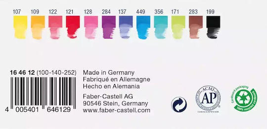 Faber-Castell Goldfaber Μαρκαδόροι Σχεδίου 0.6mm Σετ 12 χρώματα