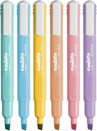 Carioca Pastel Μαρκαδόροι Υπογράμμισης 4.5mm Σετ 16 χρώματα