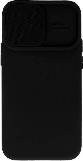 Camshield Задна корица Силикон Черен (Galaxy A03)