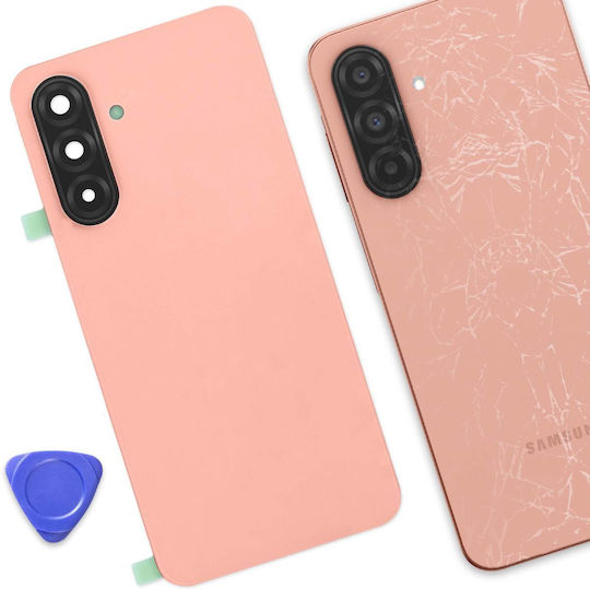 Clappio Заместващо Задно Стъкло Galaxy A26 С Вградено Лепило Розово