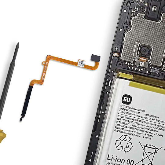 Clappio Fingerabdruckleser Xiaomi Redmi A3 Ersatzteil Schwarz