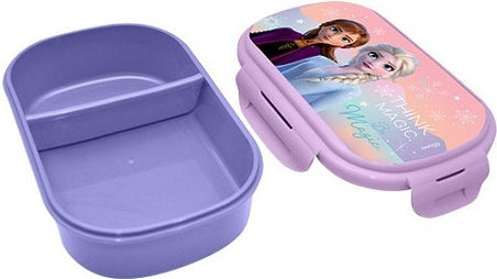 Frozen Plastik Kinder Lebensmittelbehälter Gefroren Mehrfarbig 21.5 x 13.5 x 6cm