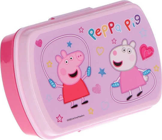 Kids Licensing Recipient pentru copii din plastic Peppa Pig Multicolor x x 6buc