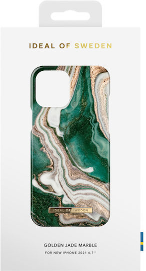 iDeal Of Sweden Printed Back Cover Πλαστικό Golden Jade Marble (iPhone 13 Pro Max)