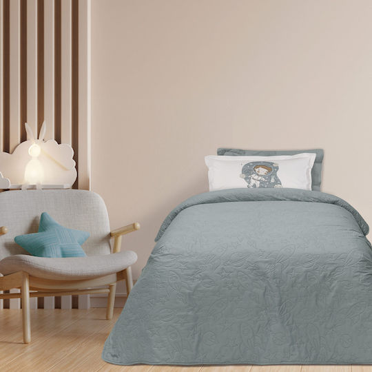 Das Home Παιδικό Κουβερλί Μονό Γκρι 160x240εκ.