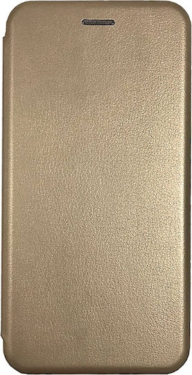 Elegance Buchen Sie Synthetisches Leder Gold (Galaxy S20 Ultra)