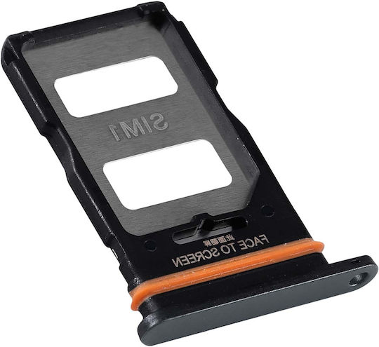 Clappio Sim Card Tray Xiaomi Poco X6 Pro Dual Nano Sim Replacement Part Black