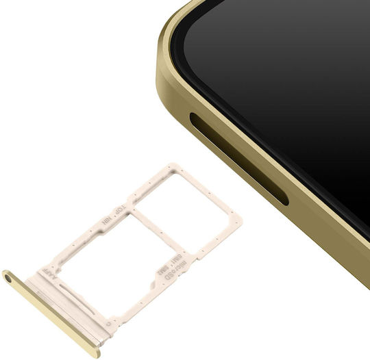 Clappio Dual Sim Microsd Replacement Tray Samsung Galaxy A16 Gold