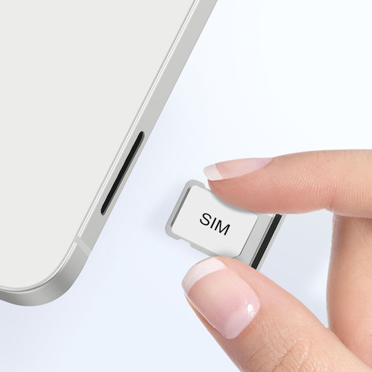 Clappio Nano Sim Card Tray Iphone 16th Ultra Precise Replacement White