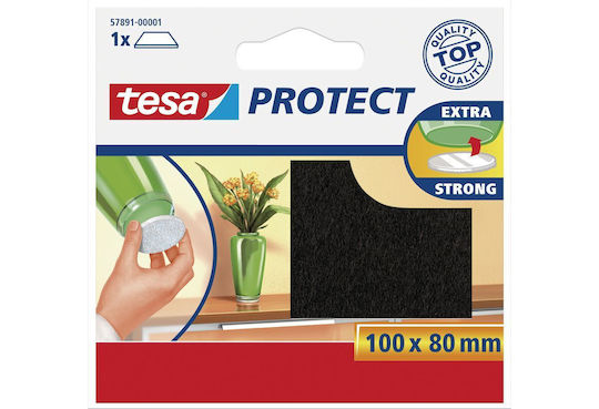 Tesa 57891 Square Felt with Sticker 100x80mm