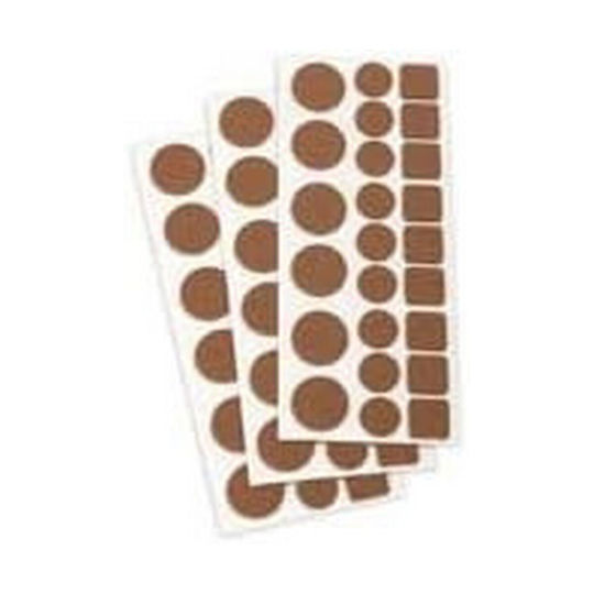 Inofix Inofix Möbelschutz mit Aufkleber Kaffeebraun 72 Stück 4089-4