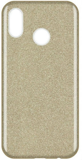 Forcell Shining Back Cover Σιλικόνης Χρυσό (Huawei P Smart 2019 / Honor 10 Lite)