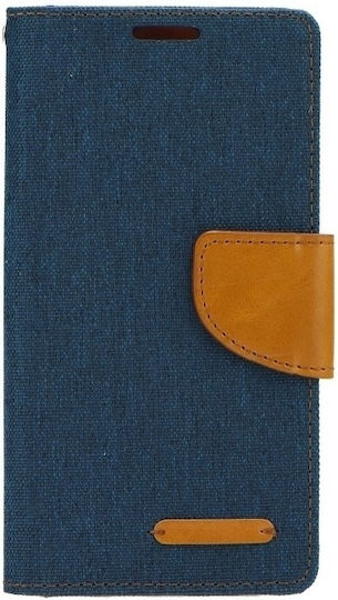 MyMobi Canvas Book Υφασμάτινο Navy Μπλε (Galaxy A02s)