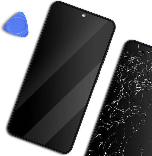 Samsung Original Full Screen Samsung Galaxy S25 Lcd Panel Glass Chassis Black