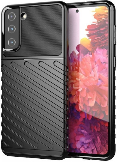 Powertech Umschlag Rückseite Silikon Schwarz (Samsung Galaxy A25 5G, Samsung Galaxy A24 4G)
