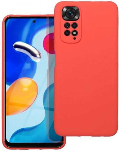 Forcell Back Cover Σιλικόνης Κόκκινο (Redmi Note 11 / 11S 4G)