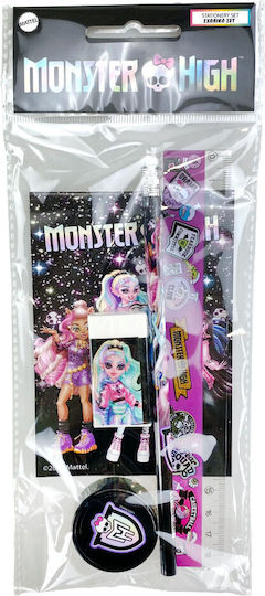 Σετ Σχολικο & Μπλοκακι Σημειωσεων Monster High #350-01755