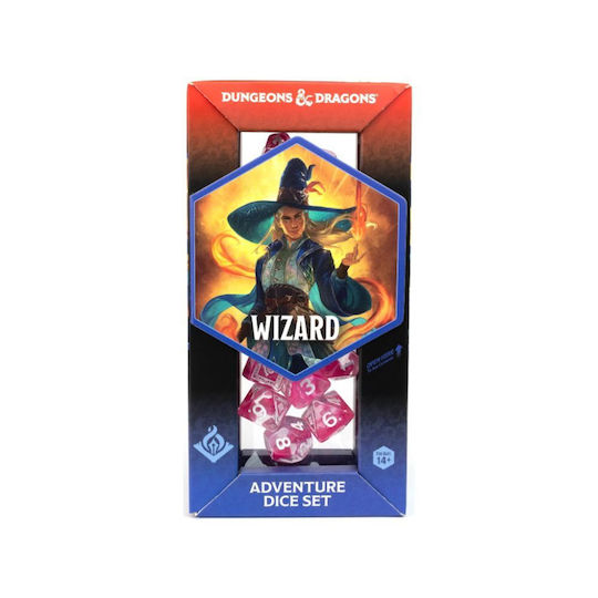 Dungeons & Dragons Abenteuer Würfel Set Wizard Fuchsfarben