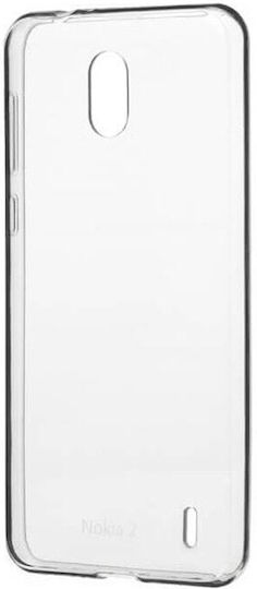 Nokia Протектор Soft TPU Slim Задна корица Силикон Прозрачен (Nokia 2)