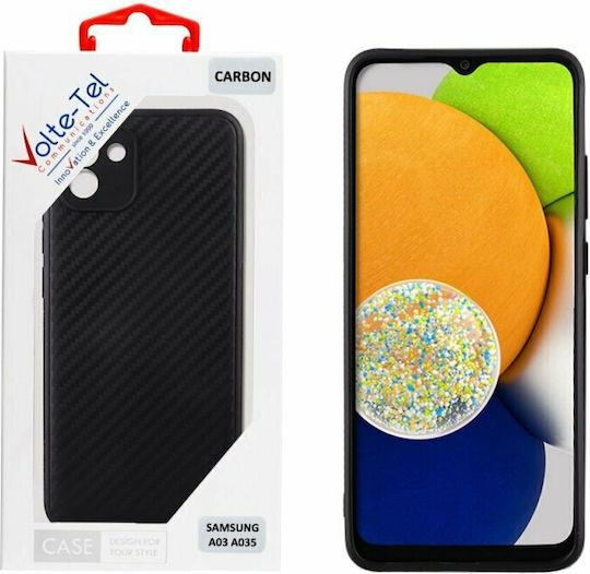 Idol 1991 Carbon Rugged Camera Protective Back Cover Σιλικόνης Πράσινο (Galaxy A20s)