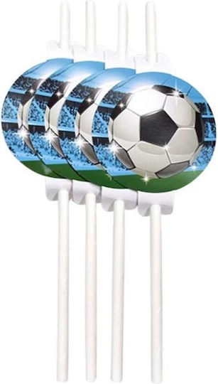 Procos Tischdekoration für Party Fußball 4 Stück