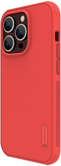 Nillkin Super Frosted Pro (Without Logo Cut) Back Cover Σιλικόνης Κόκκινο (iPhone 14 Pro)