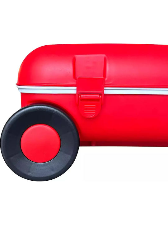 Doloni Kinder Reisekoffer Hartschalen Red mit 4 Räder