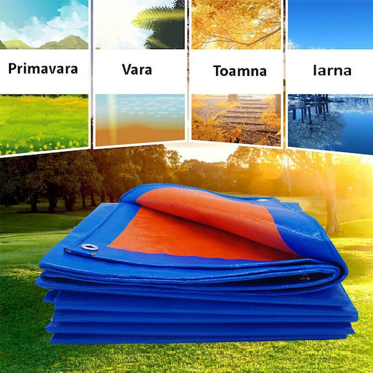 Impermeabil Prelată 6x4m. Portocaliu