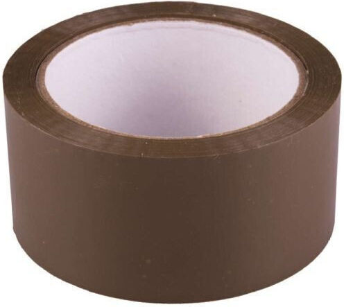 Verpackungsfolie 48mm x 60m in Braun Farbe 6Stück