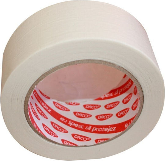Daco Film de Ambalare 48mm x 40m în Culoarea Alb