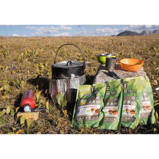 Adventure Food Mince Beef Hotpot Ready Meal with Meat Vegetables Potato 600kcal 134gr 4 Years