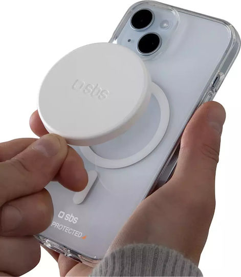 SBS Umschlag Rückseite Silikon Transparent (iPhone 15)
