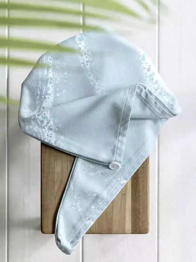 Nima Kasia Πετσέτα Microfiber Μαλλιών 200gr/m² Γκρι 65x25εκ.