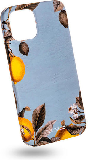 Egoboo Mat Back Cover Σιλικόνης Lemontree (iPhone 12 / 12 Pro)